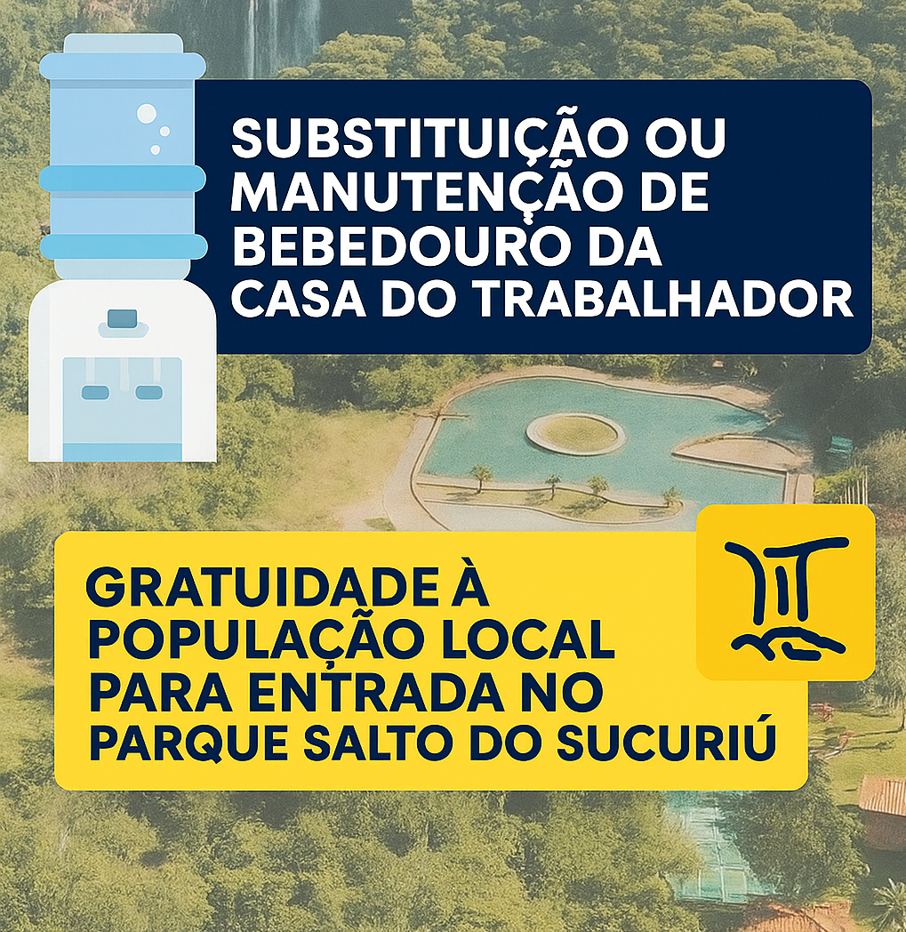 Vereadora Rosângela Marçal apresenta indicações voltadas à melhoria de serviços públicos e ao acesso gratuito ao Parque Salto do Sucuriú