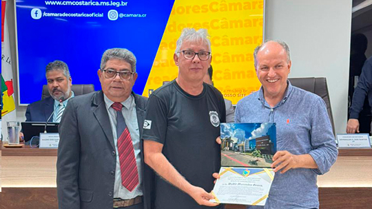 Vereadores homenageiam Waldir Marcondes com Moção de Agradecimento pelos 34 anos de serviços prestados à Polícia Civil